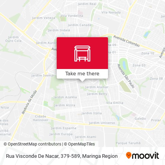 Rua Visconde De Nacar, 379-589 map