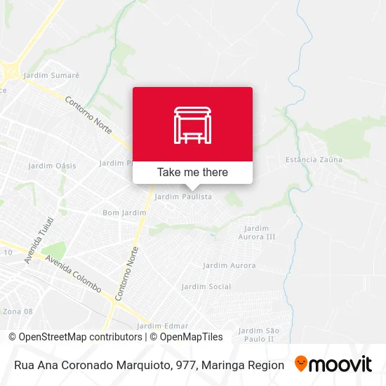 Rua Ana Coronado Marquioto, 977 map