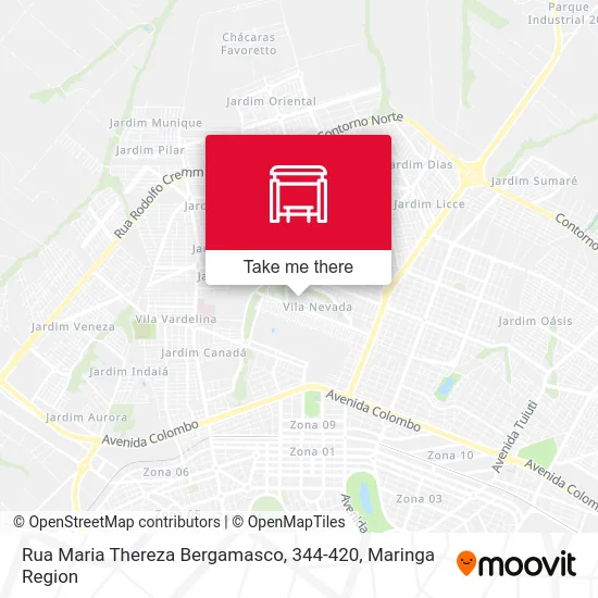 Rua Maria Thereza Bergamasco, 344-420 map