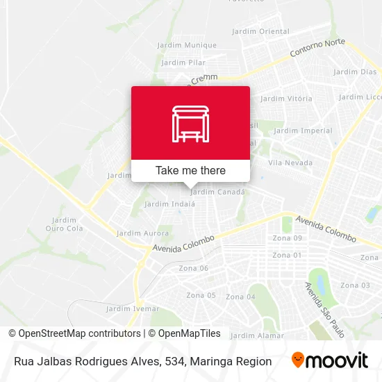 Rua Jalbas Rodrigues Alves, 534 map