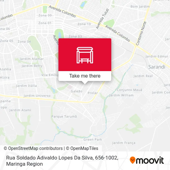 Rua Soldado Adivaldo Lopes Da Silva, 656-1002 map