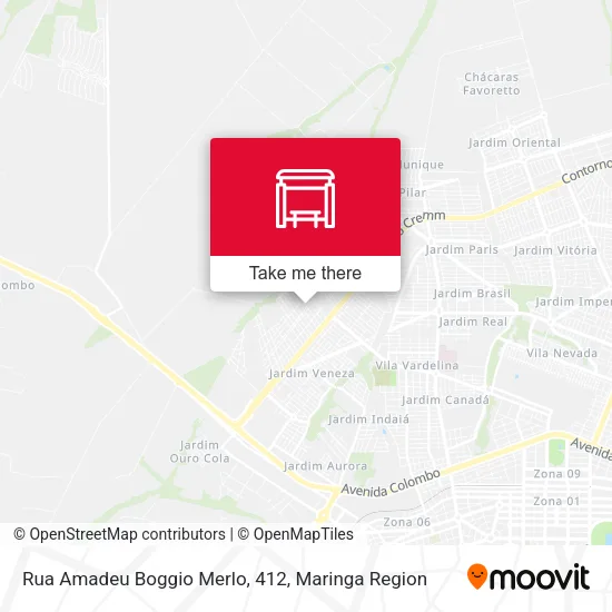 Rua Amadeu Boggio Merlo, 412 map