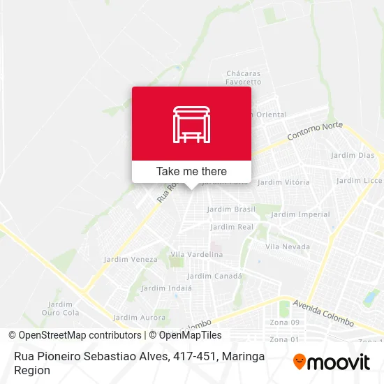 Rua Pioneiro Sebastiao Alves, 417-451 map
