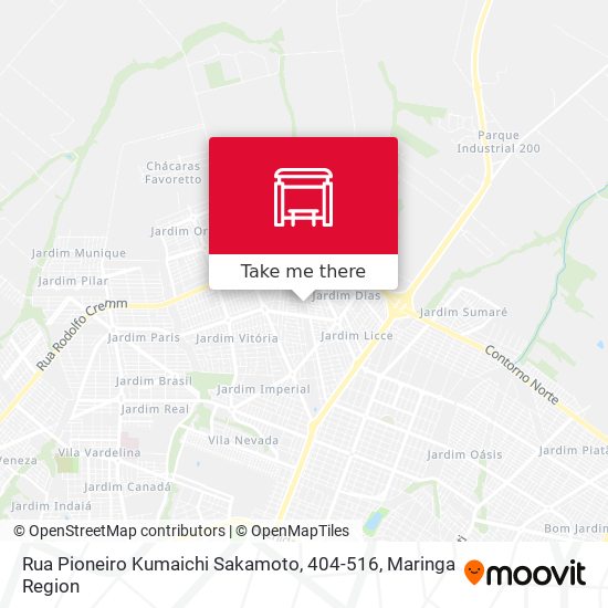 Rua Pioneiro Kumaichi Sakamoto, 404-516 map