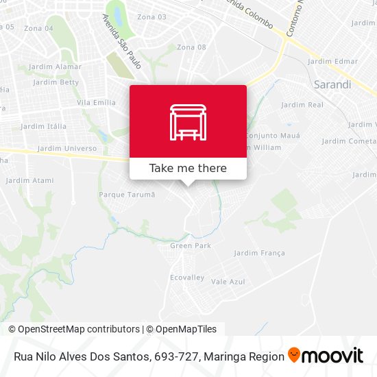 Rua Nilo Alves Dos Santos, 693-727 map