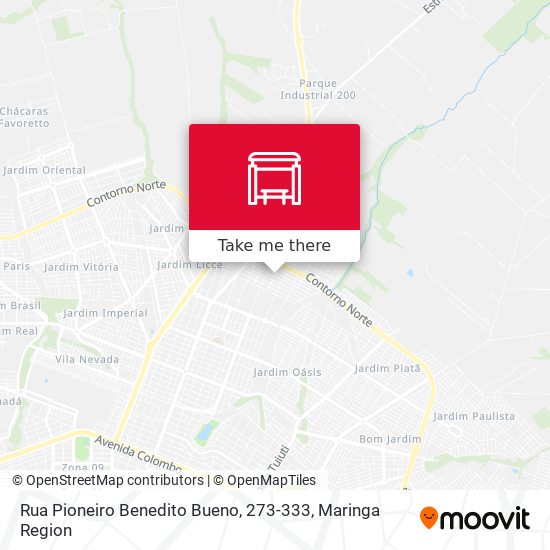 Rua Pioneiro Benedito Bueno, 273-333 map