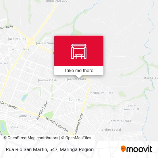 Rua Rio San Martin, 547 map