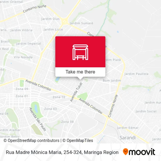 Rua Madre Mônica Maria, 254-324 map