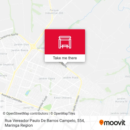 Rua Vereador Paulo De Barros Campelo, 554 stop - Routes, Schedules, and ...