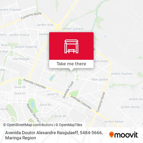 Mapa Avenida Doutor Alexandre Rasgulaeff, 5484-5666