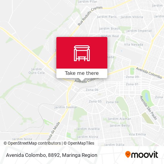 Avenida Colombo, 8892 map