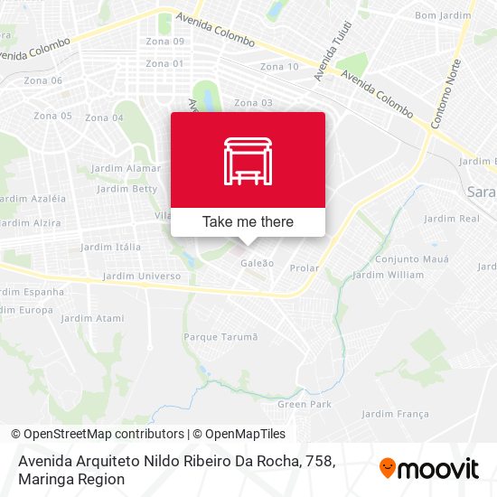 Avenida Arquiteto Nildo Ribeiro Da Rocha, 758 map