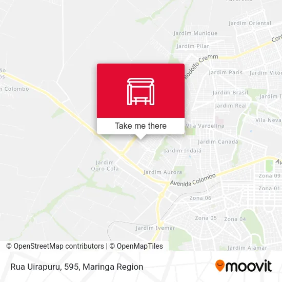 Rua Uirapuru, 595 map