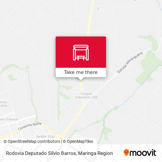 Rodovia Deputado Sílvio Barros map