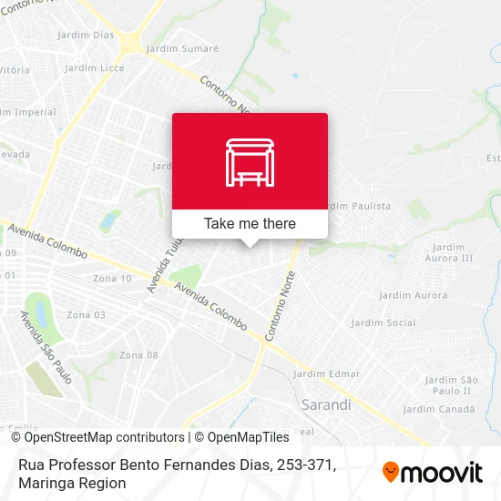 Rua Professor Bento Fernandes Dias, 253-371 map