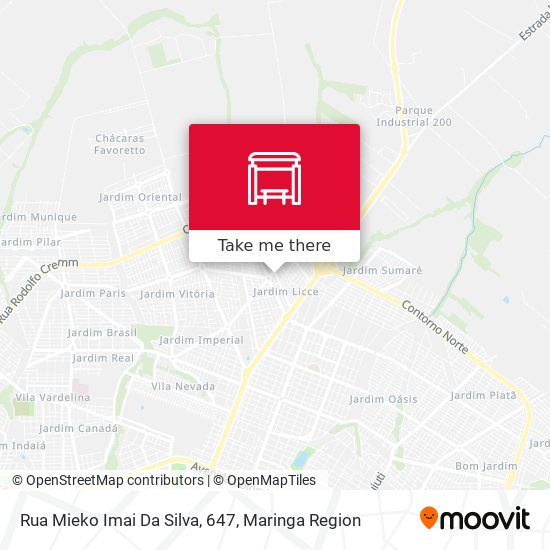 Mapa Rua Mieko Imai Da Silva, 647