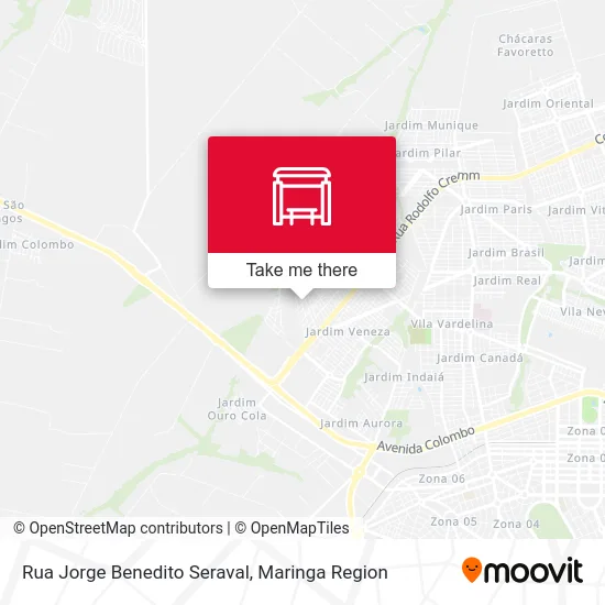 Rua Jorge Benedito Seraval map