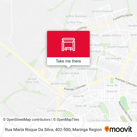Rua Maria Roque Da Silva, 402-500 map