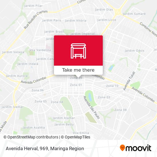 Mapa Avenida Herval, 969