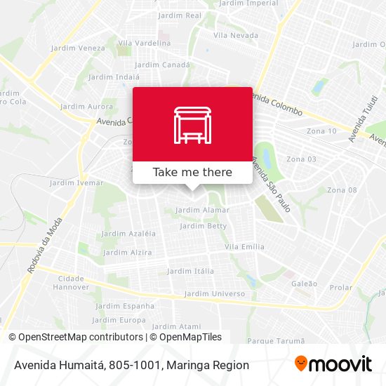 Avenida Humaitá, 805-1001 map