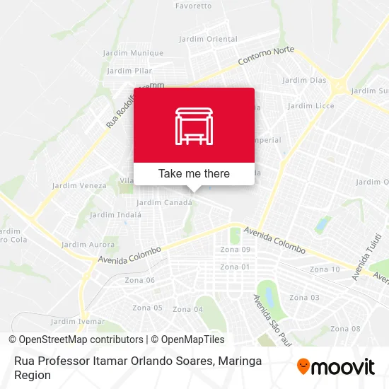 Rua Professor Itamar Orlando Soares map