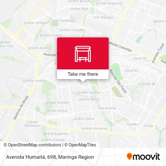 Avenida Humaitá, 698 map