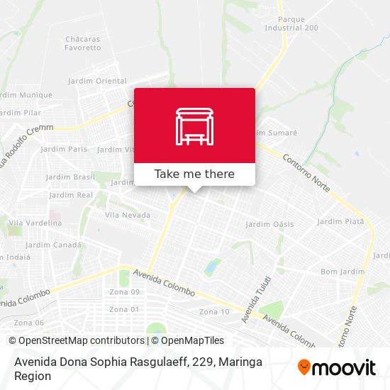 Mapa Avenida Dona Sophia Rasgulaeff, 229