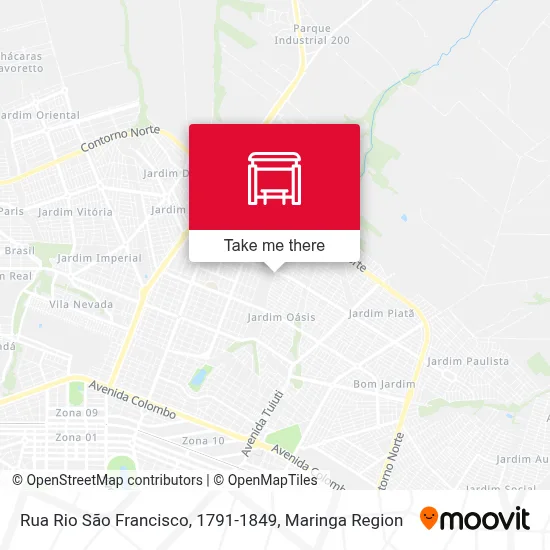 Rua Rio São Francisco, 1791-1849 map