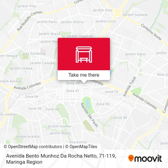Avenida Bento Munhoz Da Rocha Netto, 71-119 map