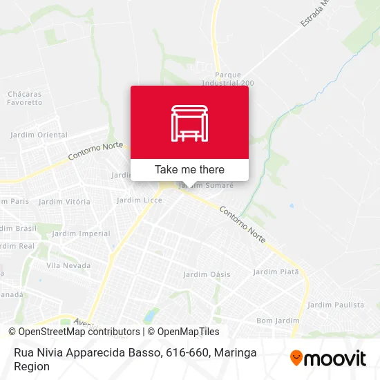 Rua Nivia Apparecida Basso, 616-660 map