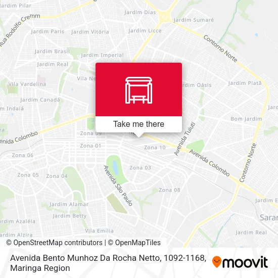Avenida Bento Munhoz Da Rocha Netto, 1092-1168 map