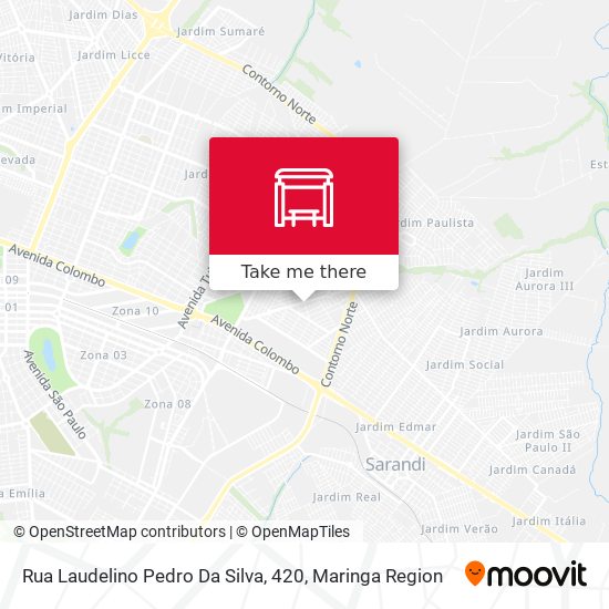Mapa Rua Laudelino Pedro Da Silva, 420