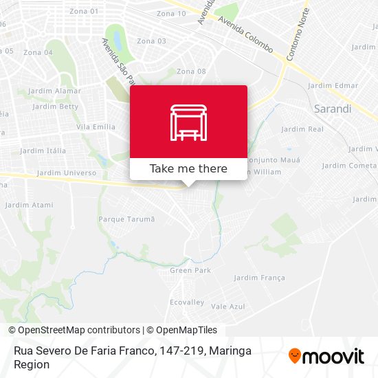Rua Severo De Faria Franco, 147-219 map