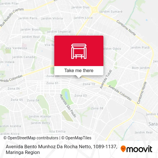 Avenida Bento Munhoz Da Rocha Netto, 1089-1137 map