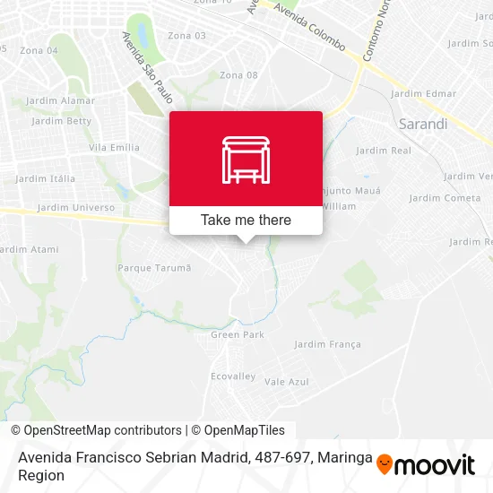 Avenida Francisco Sebrian Madrid, 487-697 map