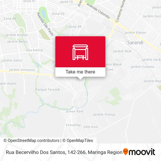 Rua Becervilho Dos Santos, 142-266 map