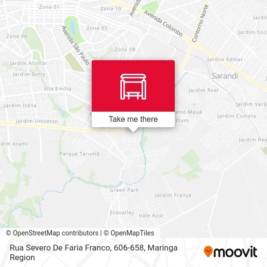 Rua Severo De Faria Franco, 606-658 map