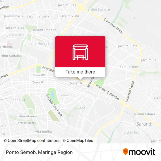 Ponto Semob map
