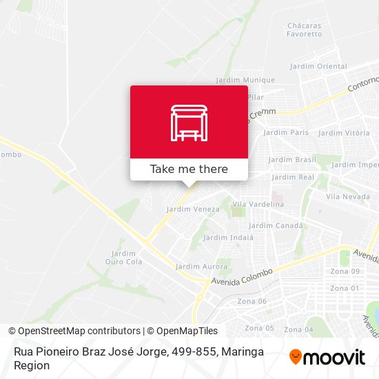 Rua Pioneiro Braz José Jorge, 499-855 map