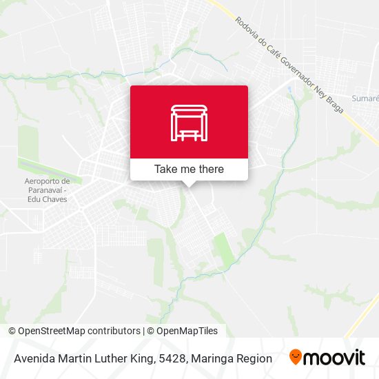 Mapa Avenida Martin Luther King, 5428