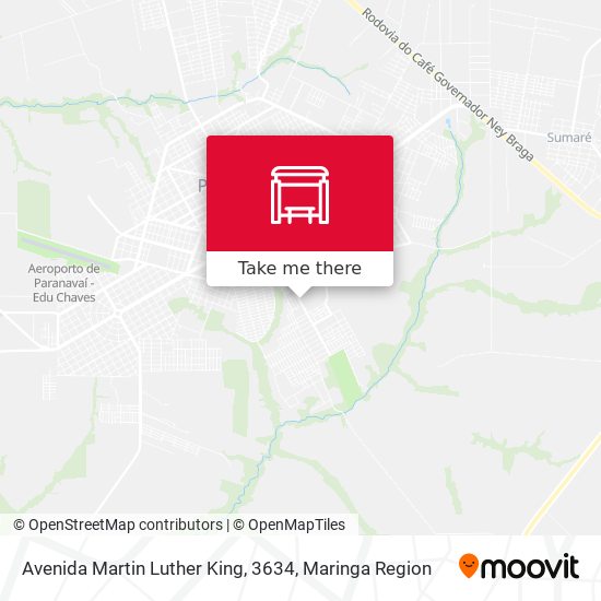 Mapa Avenida Martin Luther King, 3634