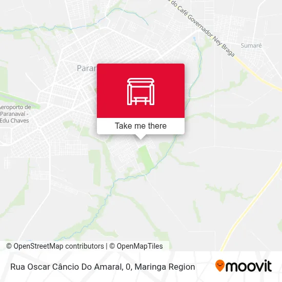 Rua Oscar Câncio Do Amaral, 0 map