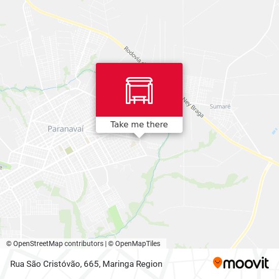 Rua São Cristóvão, 665 map