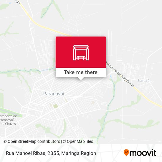 Mapa Rua Manoel Ribas, 2855