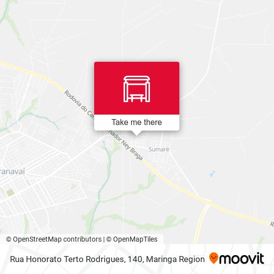 Mapa Rua Honorato Terto Rodrigues, 140