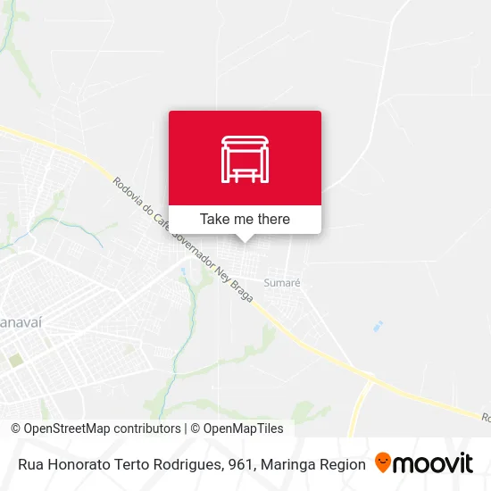 Rua Honorato Terto Rodrigues, 961 map