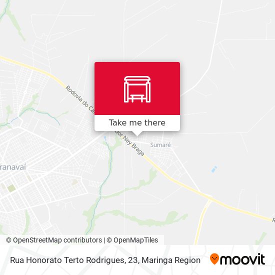 Mapa Rua Honorato Terto Rodrigues, 23