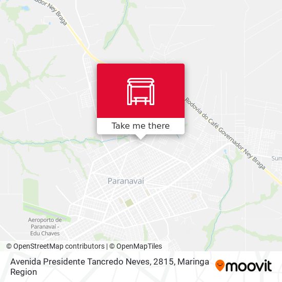 Mapa Avenida Presidente Tancredo Neves, 2815