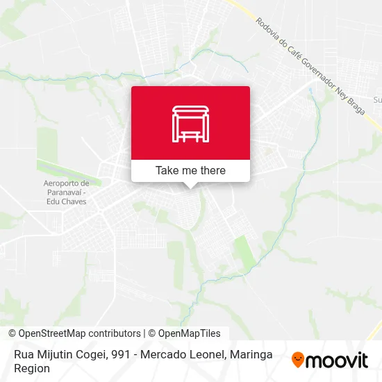 Rua Mijutin Cogei, 991 - Mercado Leonel map