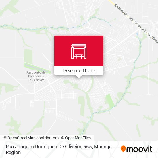 Mapa Rua Joaquim Rodrigues De Oliveira, 565